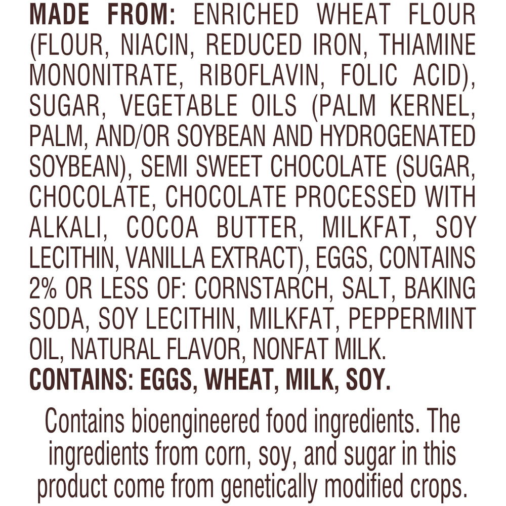 Pepperidge Farm Milano Mint closeup-mint-chocolate: rich flavor in every crisp bite.