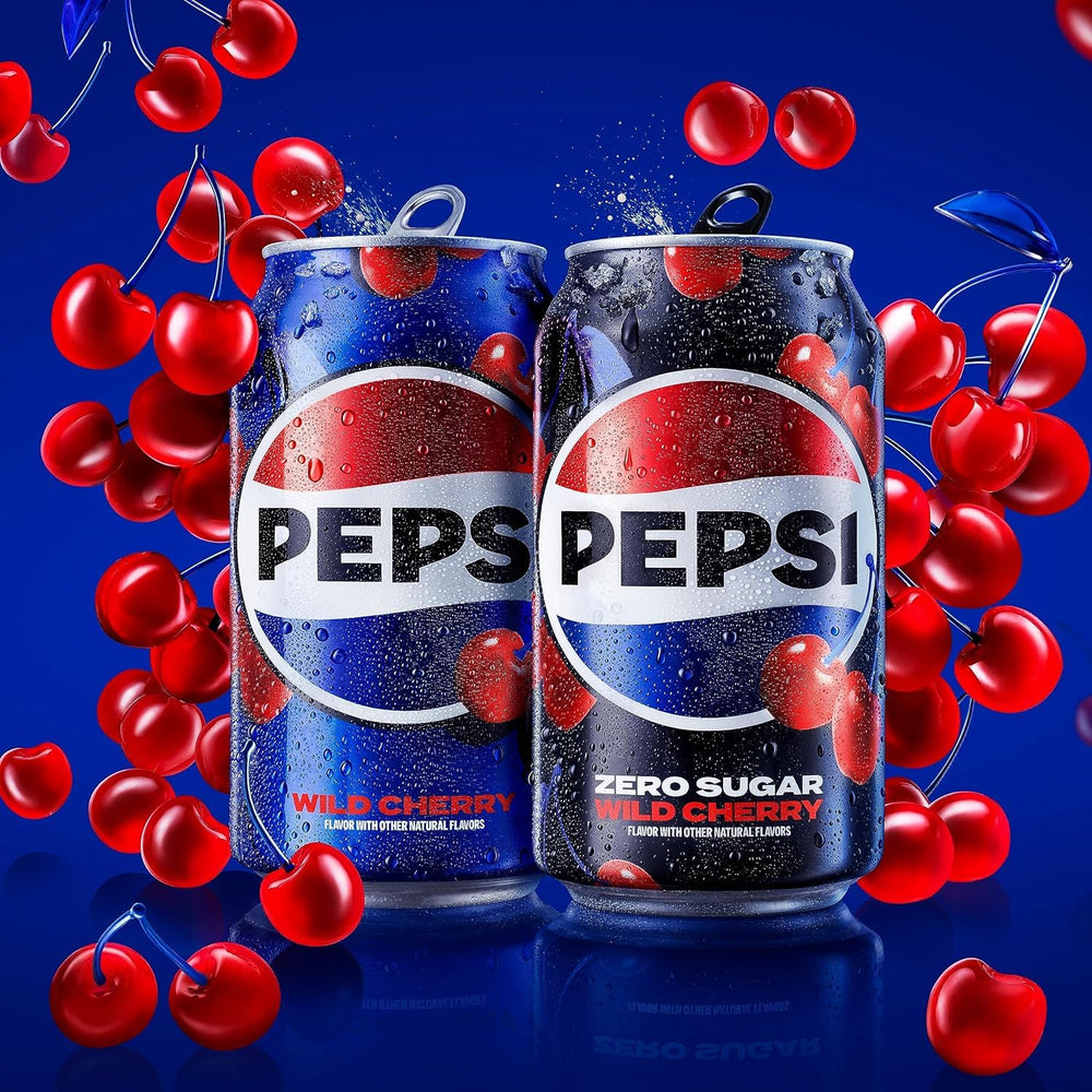 Pepsi Wild Cherry with bold flavor perfect for celebrations.