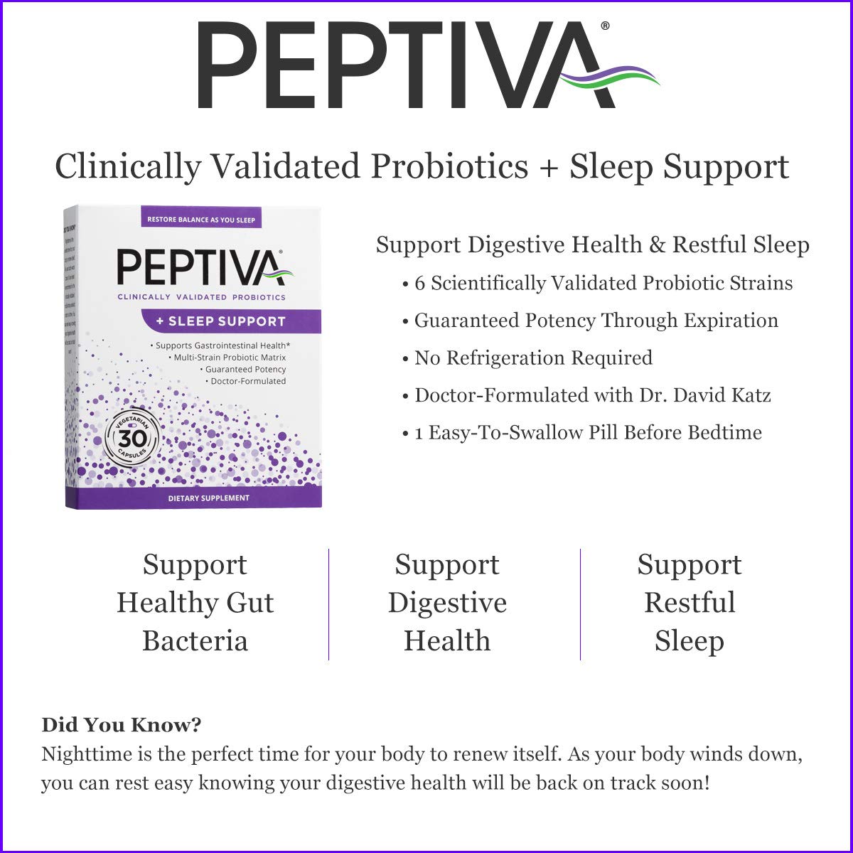 Peptiva capsules inside bottle ready for daily digestive support.