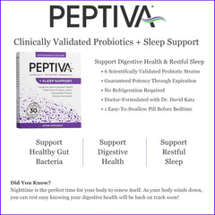 Peptiva capsules inside bottle ready for daily digestive support.
