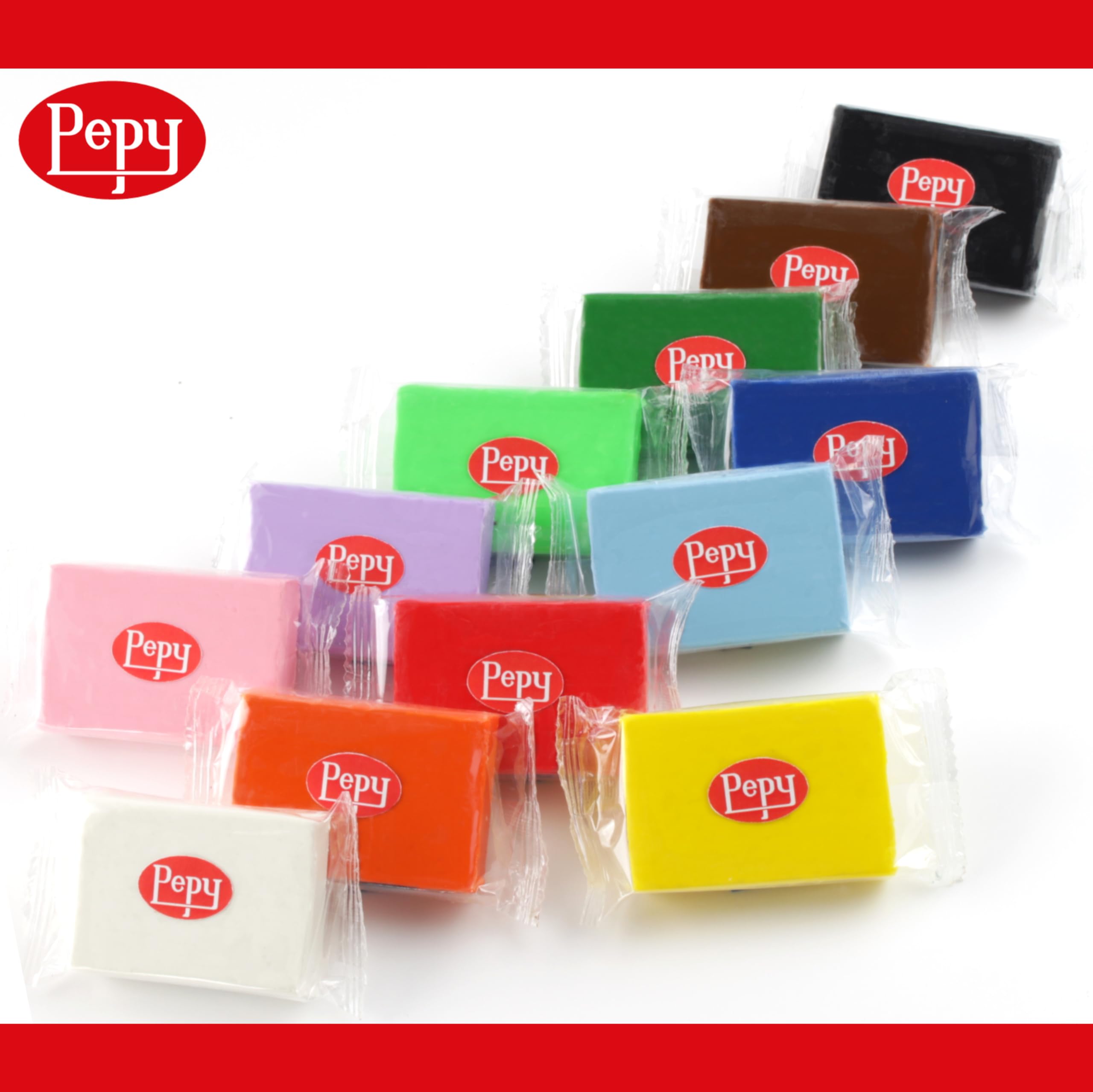 Close-up of Pepy Plastilina colors for vibrant project ideas
