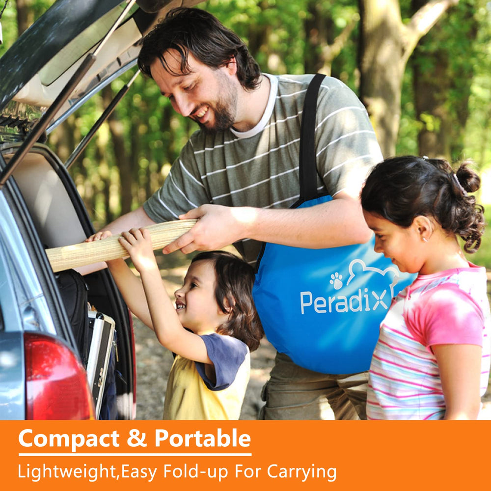 Peradix removable sunshade lets you adapt protection indoors or outdoors.