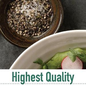 Pereg Du Puy French Green Lentils brand logo with lentils highlight quality and care.