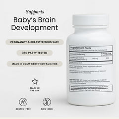 Perelel Choline Boost promotes pregnancy brain development with daily capsules