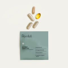 Perelel Mom Multi Pack cognitive blend with L-theanine and lutein.