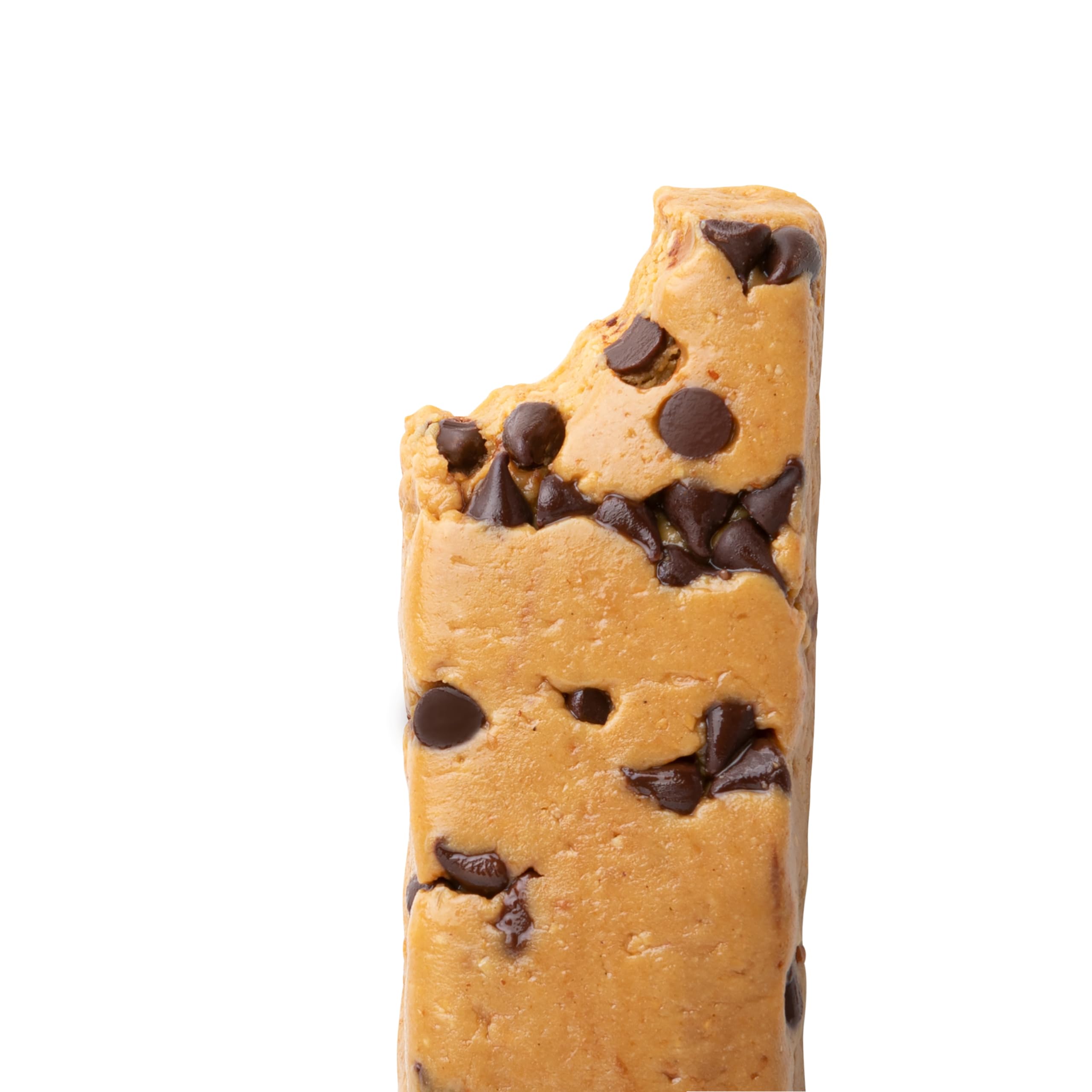 Perfect Bar cookie dough texture close-up emphasizing chewy bite