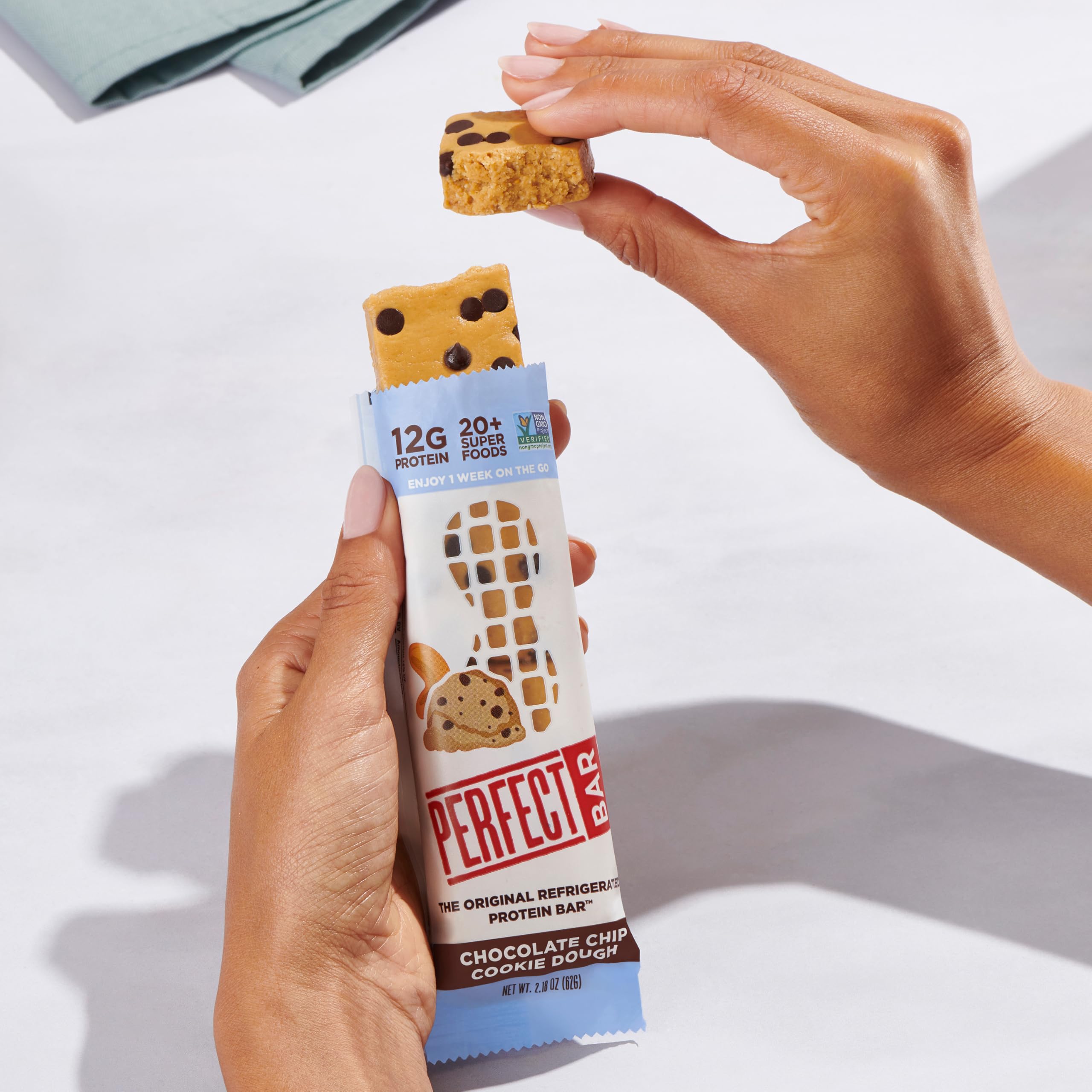Perfect Bar dark chocolate chips visible for a rich, indulgent, yet clean treat