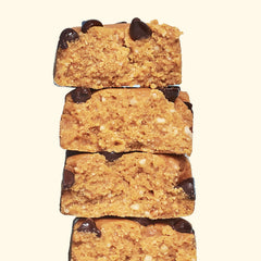 Perfect Bar ingredients list with nuts, honey, and dark chocolate for clean nutrition