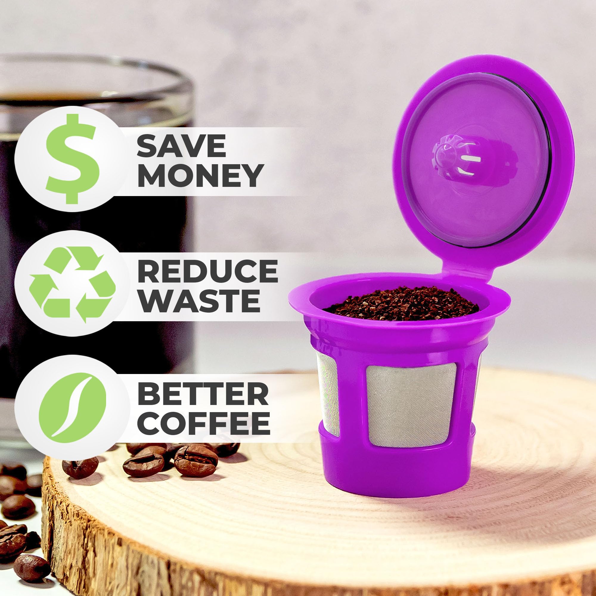 PERFECT POD EZ-Scoop shows precise measuring for consistent brews.