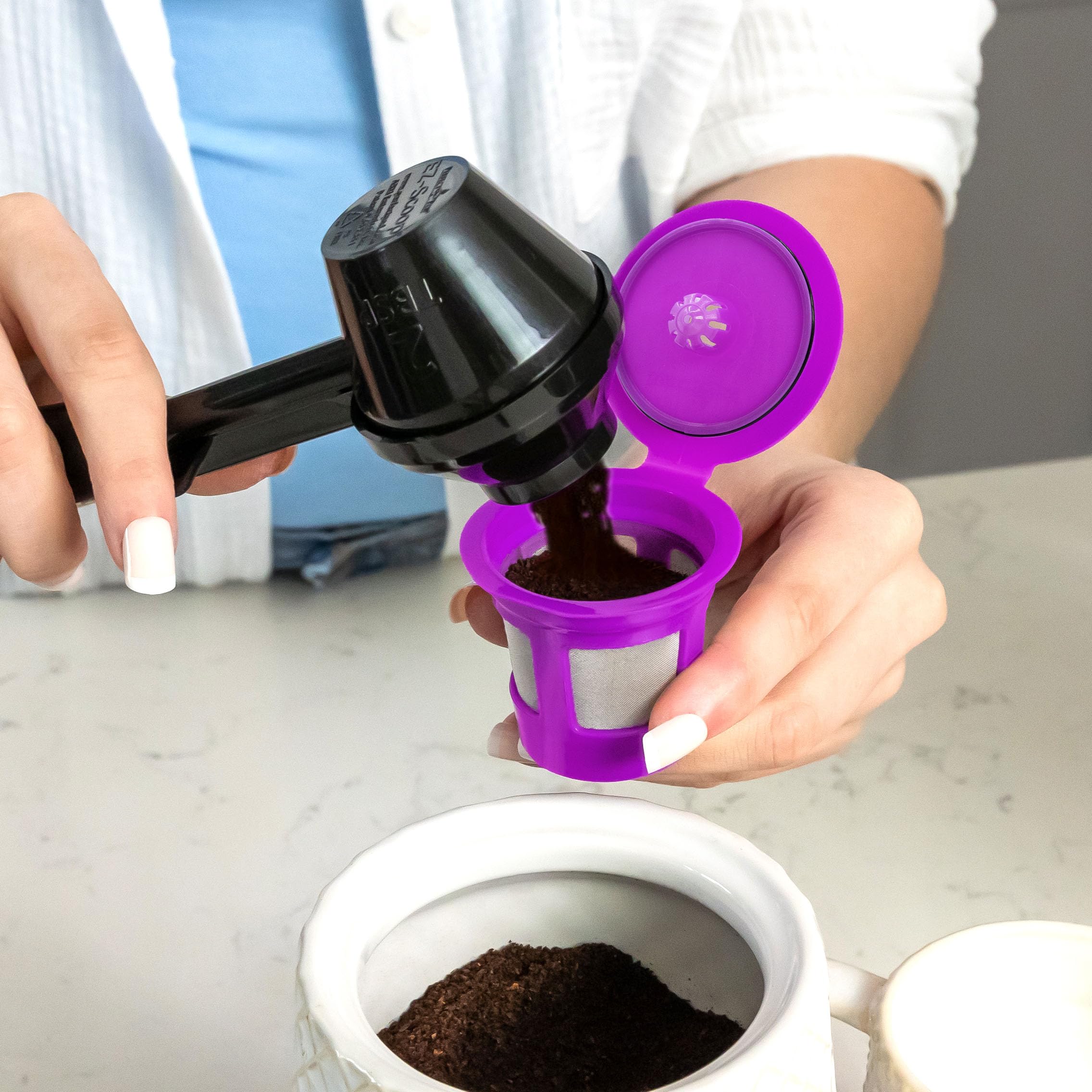 PERFECT POD reusable coffee filter supports your preferred grind and freshness.