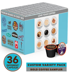 Perfect Samplers bold coffee K-cups for Keurig compatibility