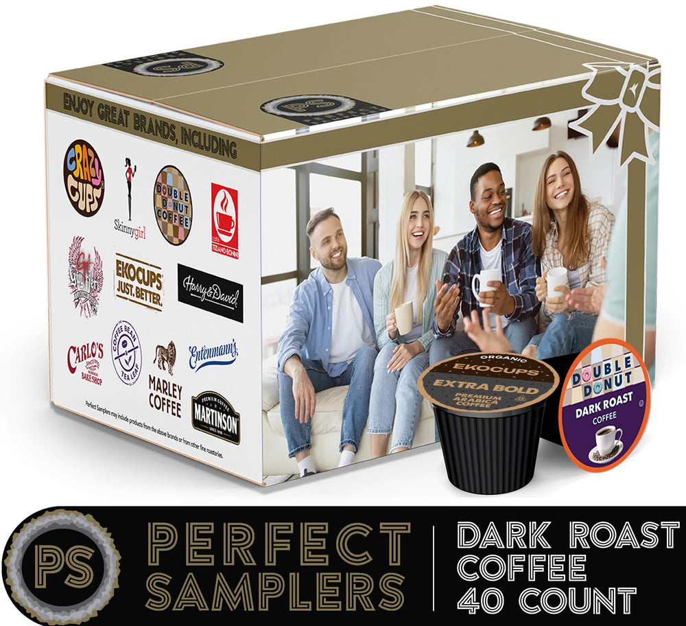 Perfect Samplers dark roast pod variety pack collection of K-Cups for bold coffee rituals.