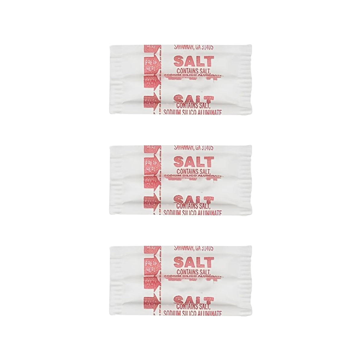 Perfect Stix iodized salt packet, 0.6 g portion for precise seasoning.