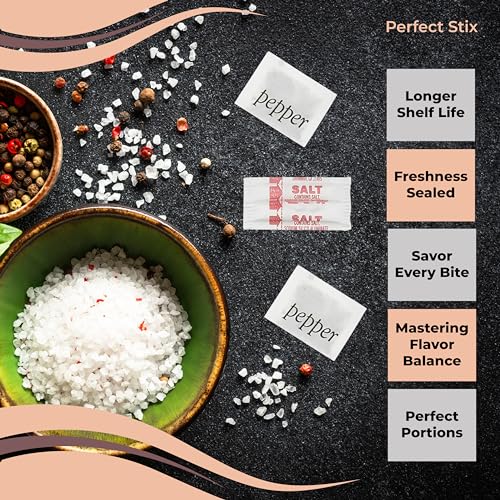 Perfect Stix pepper packet, individually wrapped for clean handling.