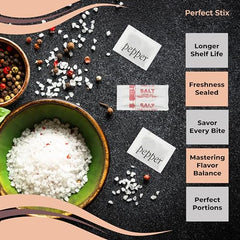 Perfect Stix pepper packet, individually wrapped for clean handling.