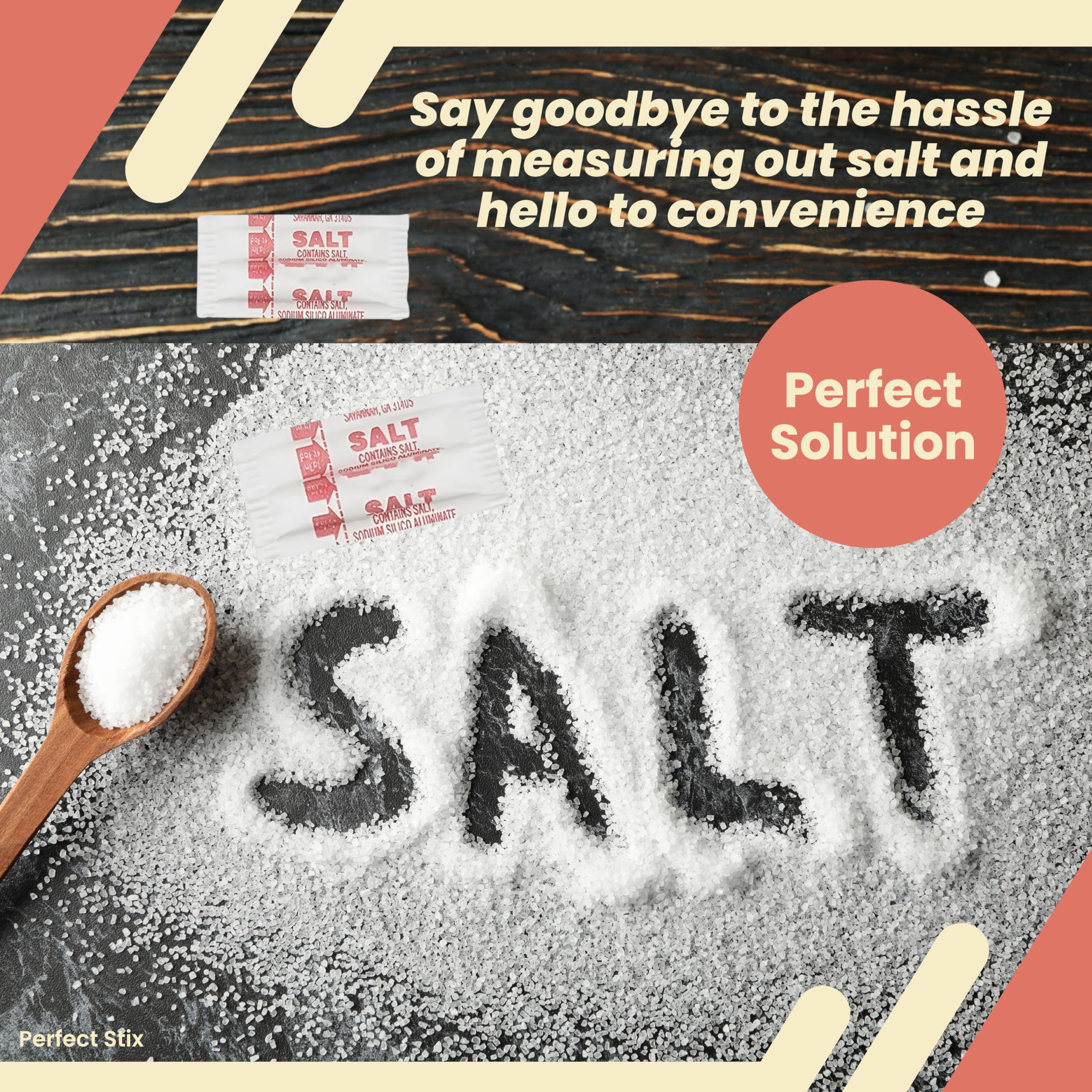 Sealed Perfect Stix packaging ensures sanitation during handling.