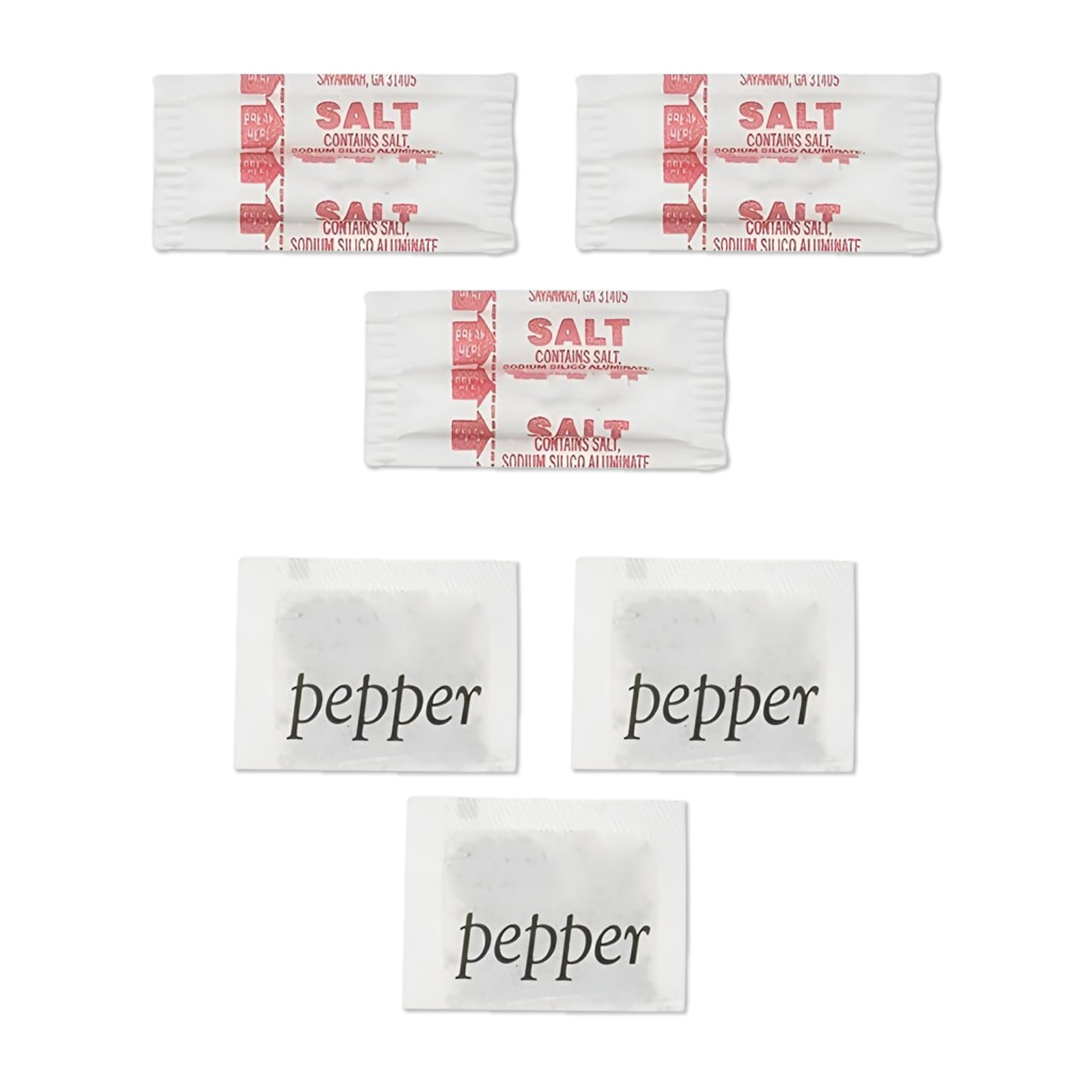 Perfect Stix salt packets 7g for precise portioning in cafés.