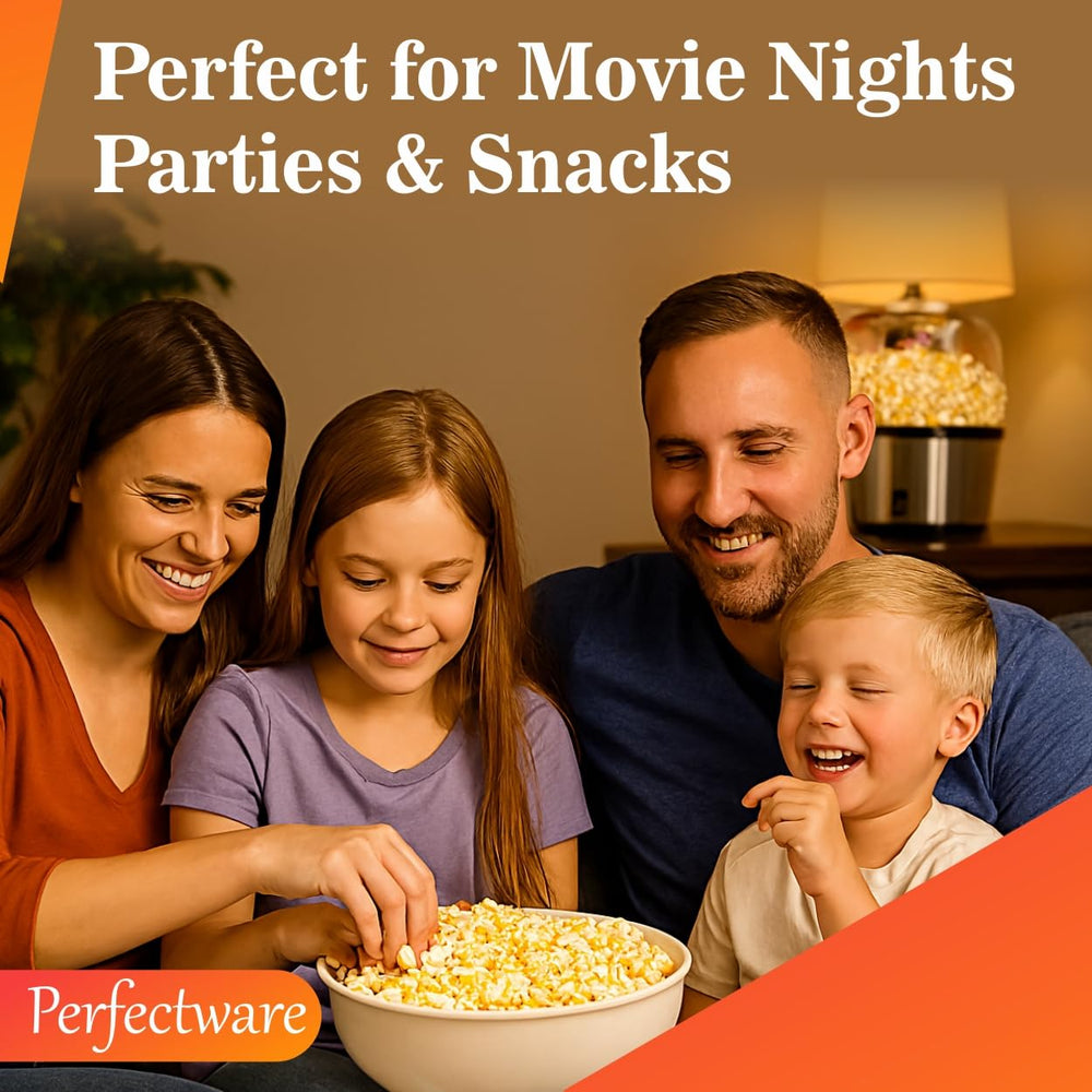 Perfectware 12-pack popcorn kernel packets for steady cafe servings
