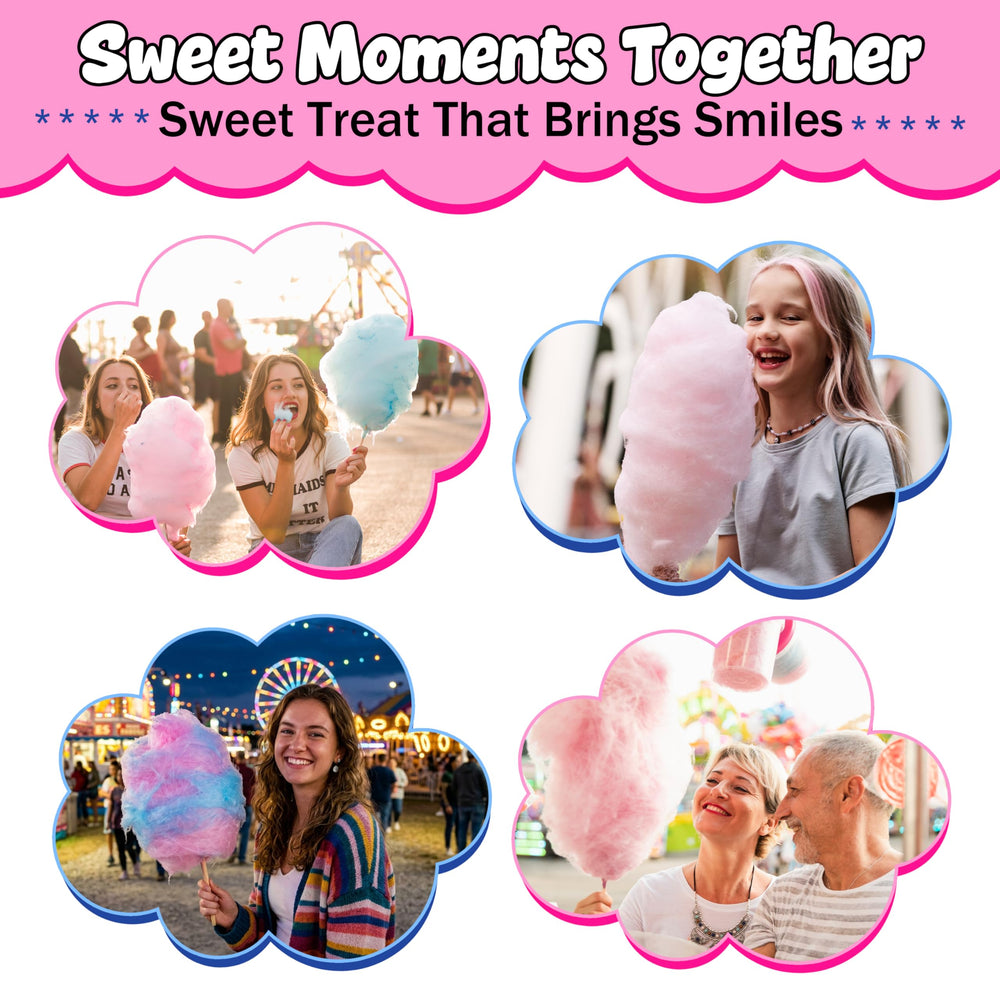 Perfectware USA-made cotton candy kit packaging for vendors.