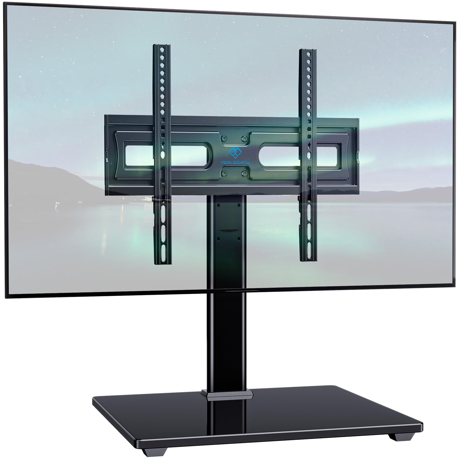 Perlesmith heavy-duty design supports up to 88 pounds for stable display.