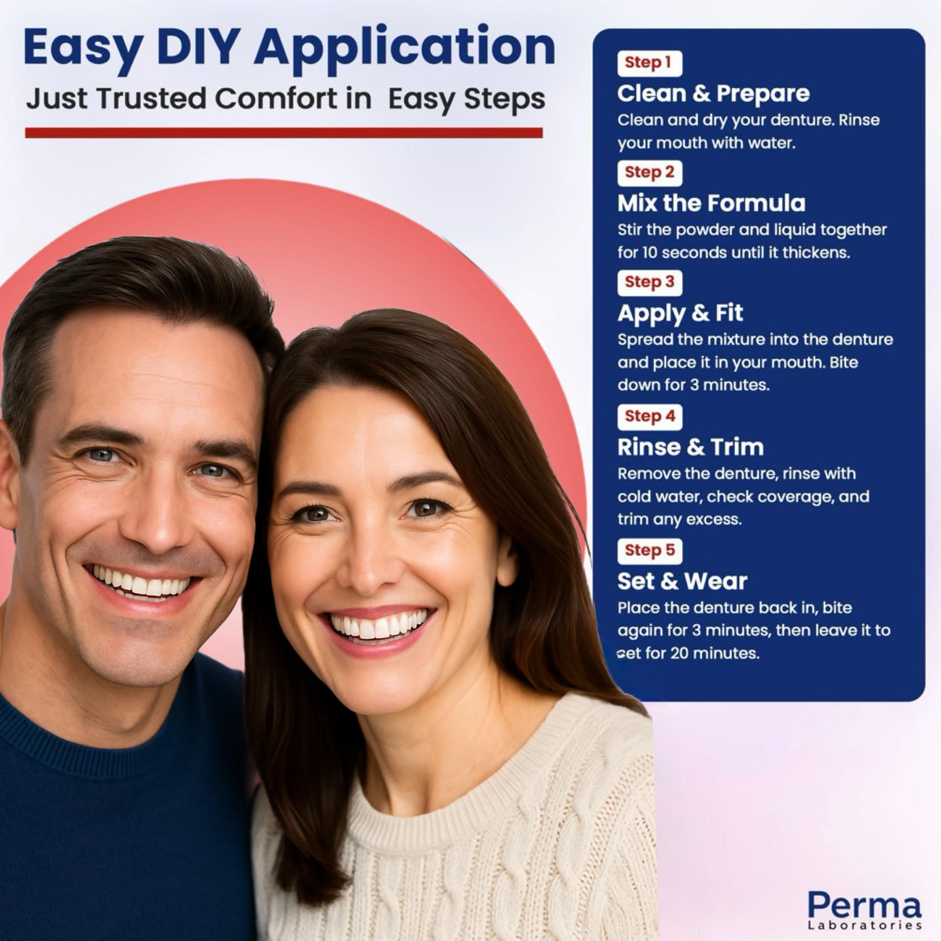 Perma Soft reliner kit proudly made in the USA