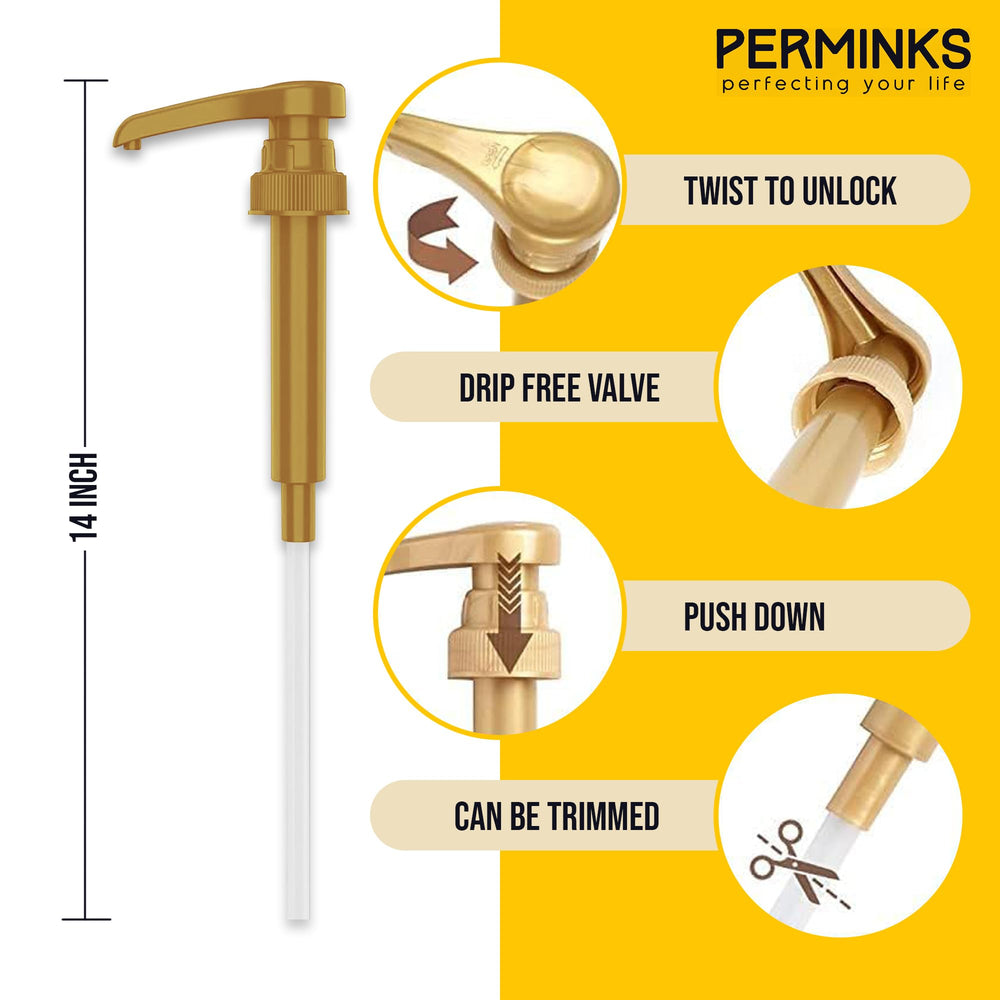 PERMINKS quarter-ounce per pump delivers consistent flavor control