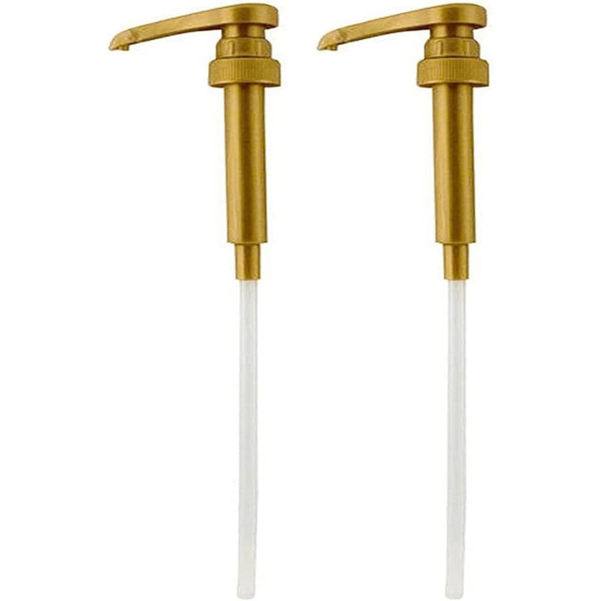PERMINKS gold locking nozzle syrup pump for mess-free pours