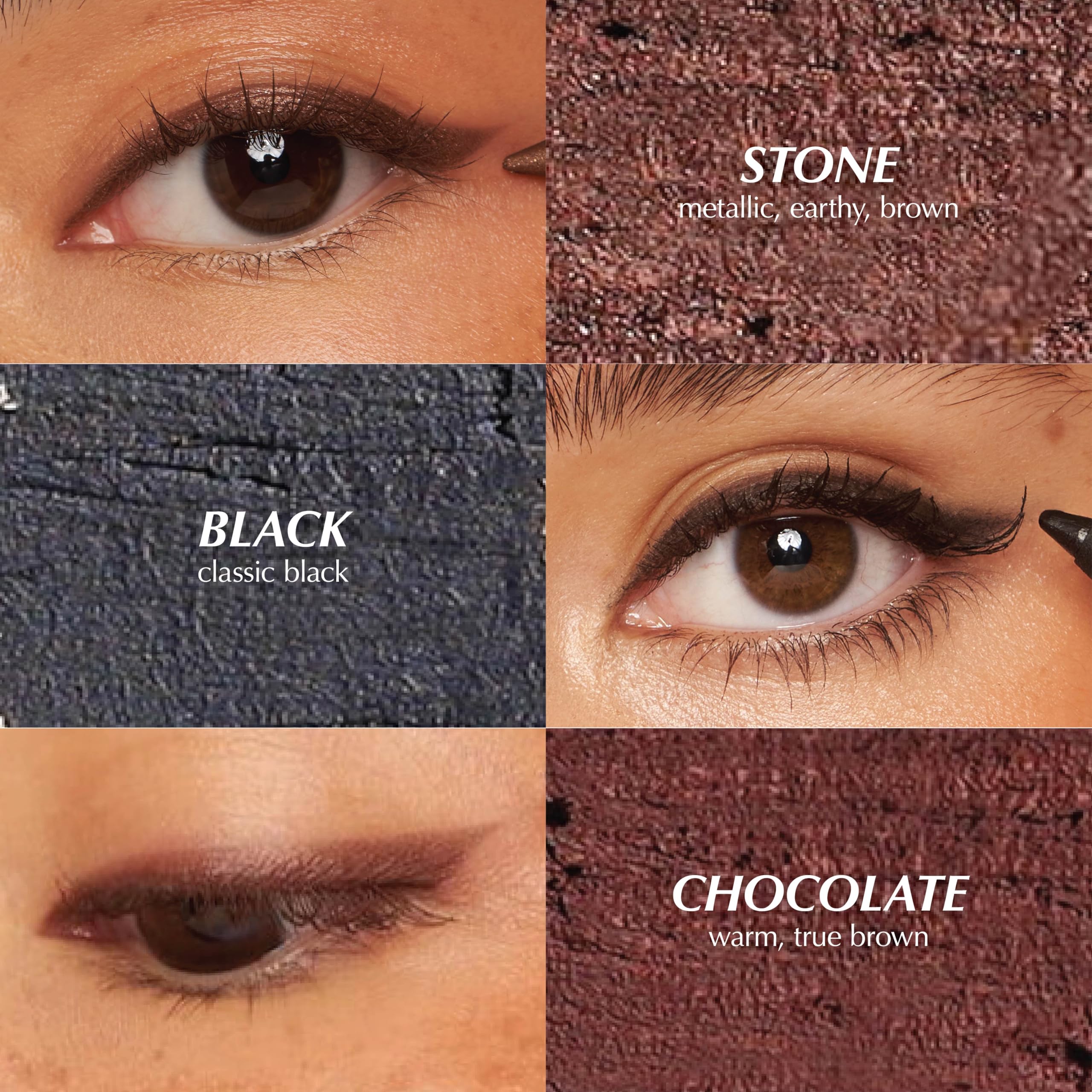Vegan, cruelty-free badge with Persona 24HR Chocolate Eyeliner Pencil.