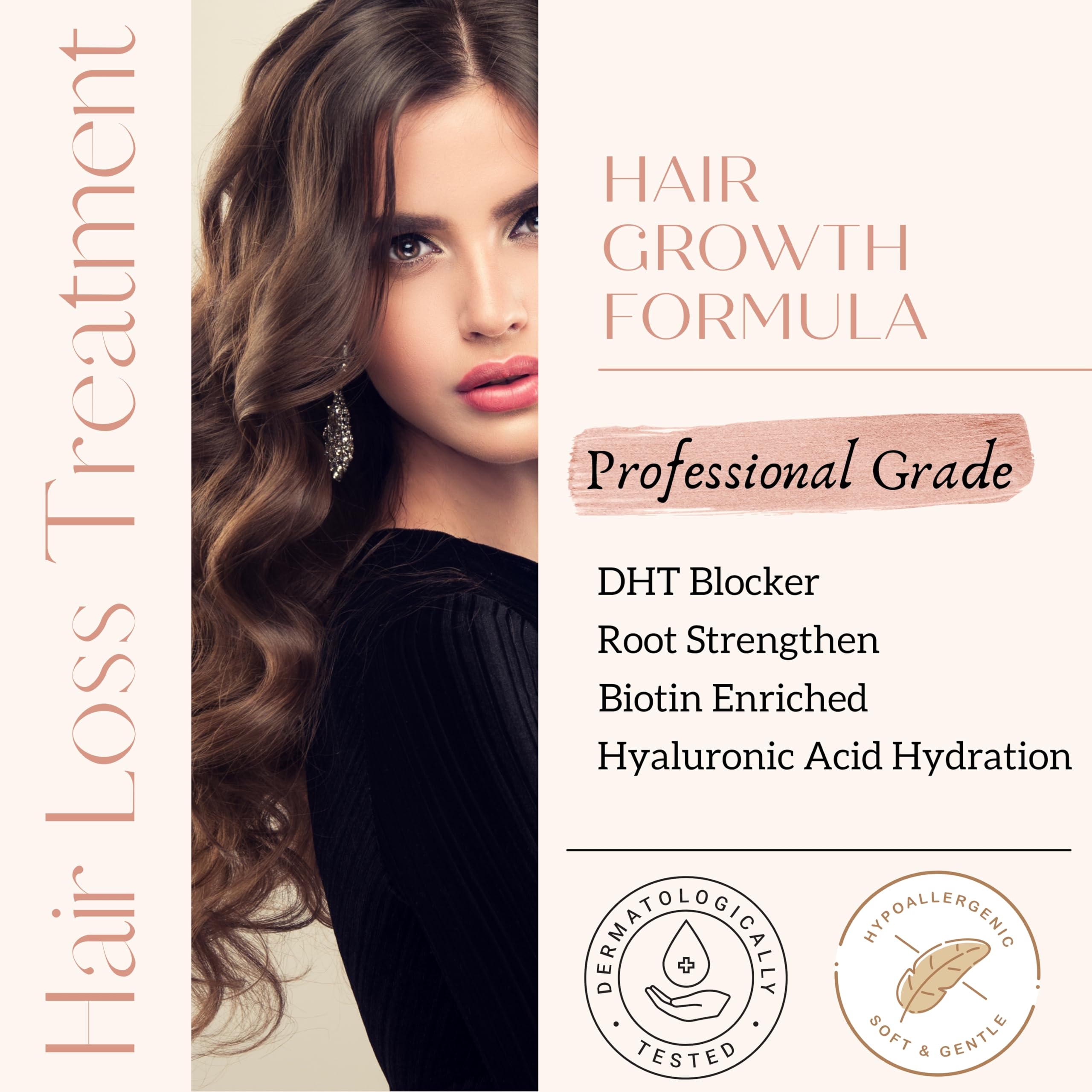 Persona Beauty formula with caffeine and peptides supports healthy follicles.