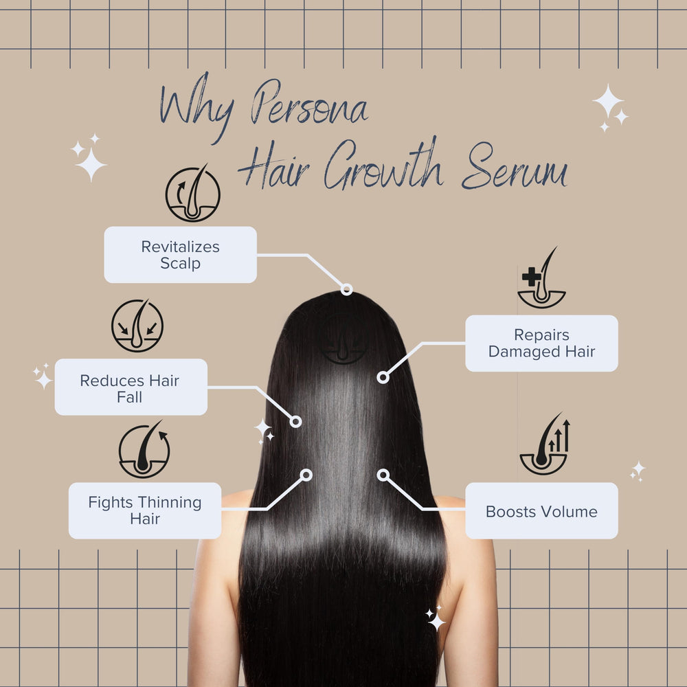 Persona Beauty non-greasy texture leaves roots feeling light.