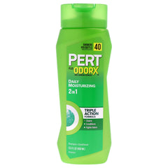 Pert Plus 2-in-1 bottle pour for quick daily cleansing of normal hair