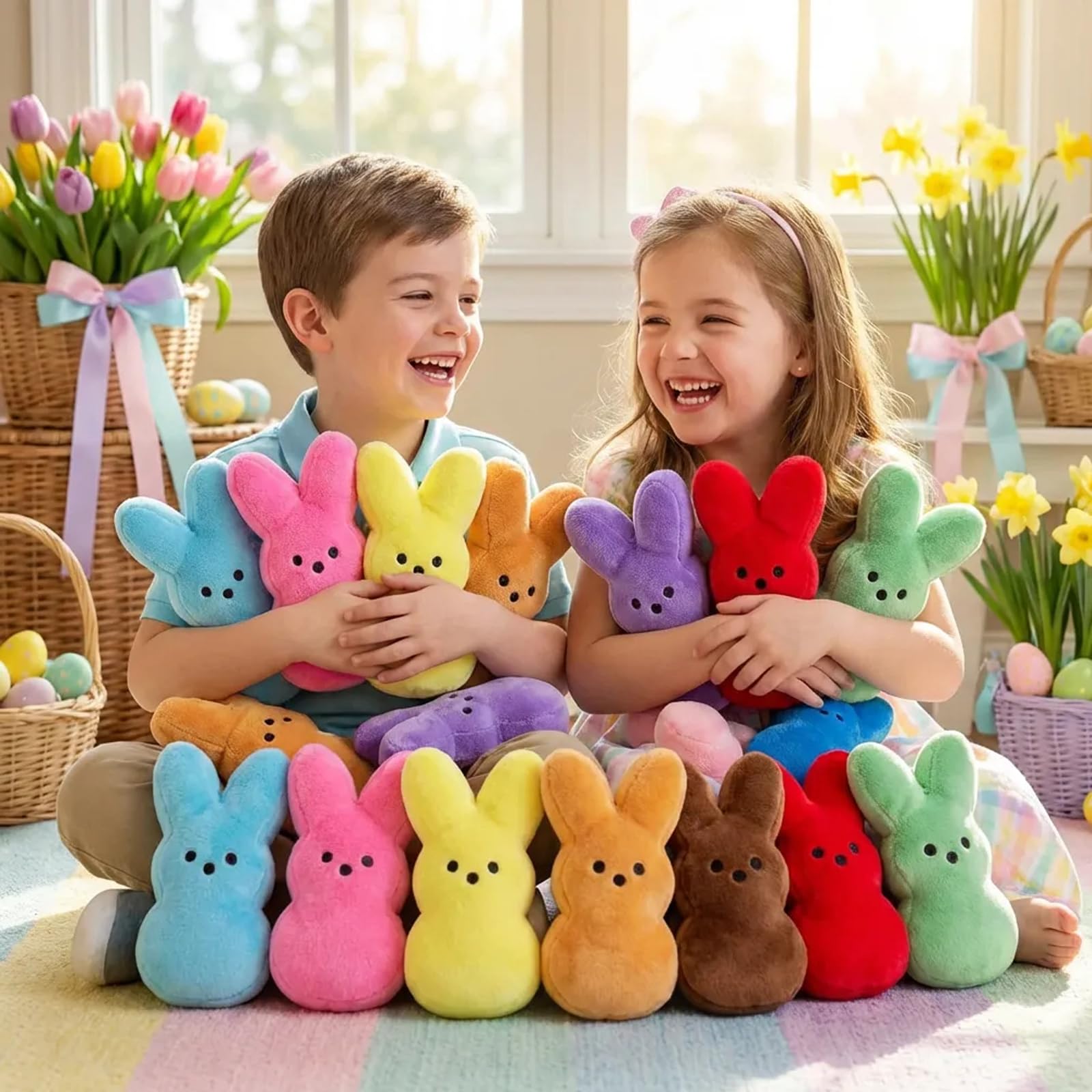 PERUKOYO durable bunny plush suitable for daily play