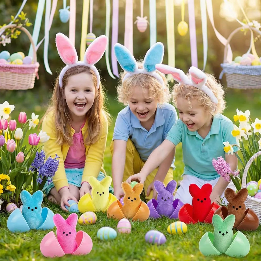 PERUKOYO soft plush bunny inviting hugs and imaginative play