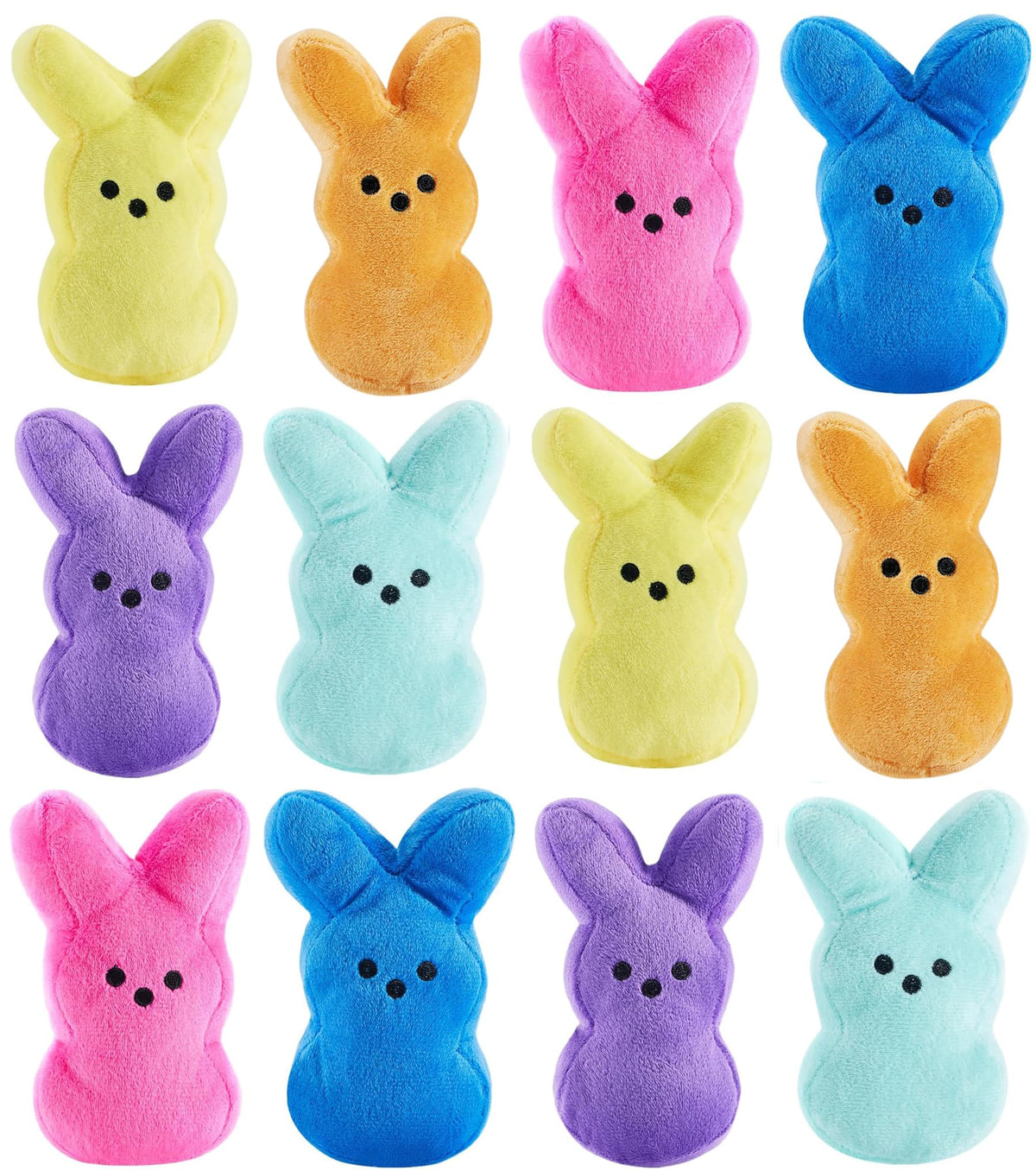 PERUKOYO Easter Bunny plush in pastel colors for cuddly Easter gifts