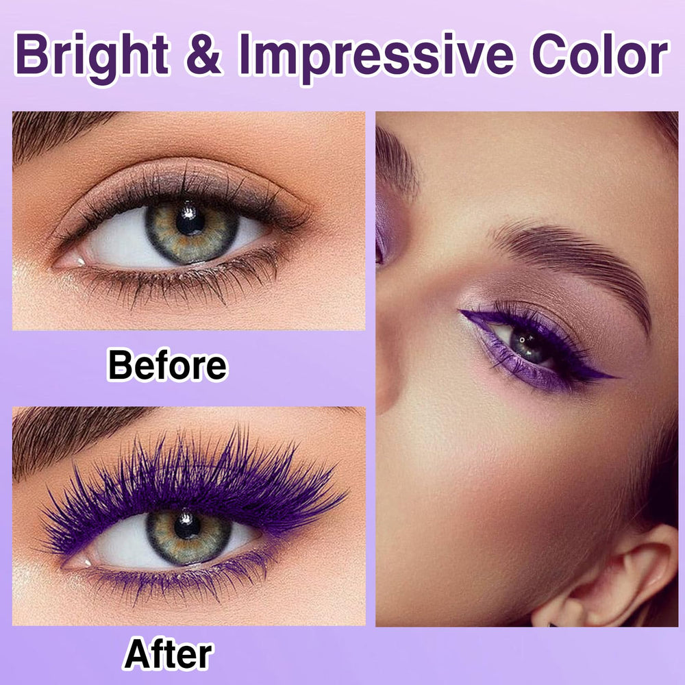 PERVALA colored eyeliner compact demonstrates crisp lines to highlight eye color.