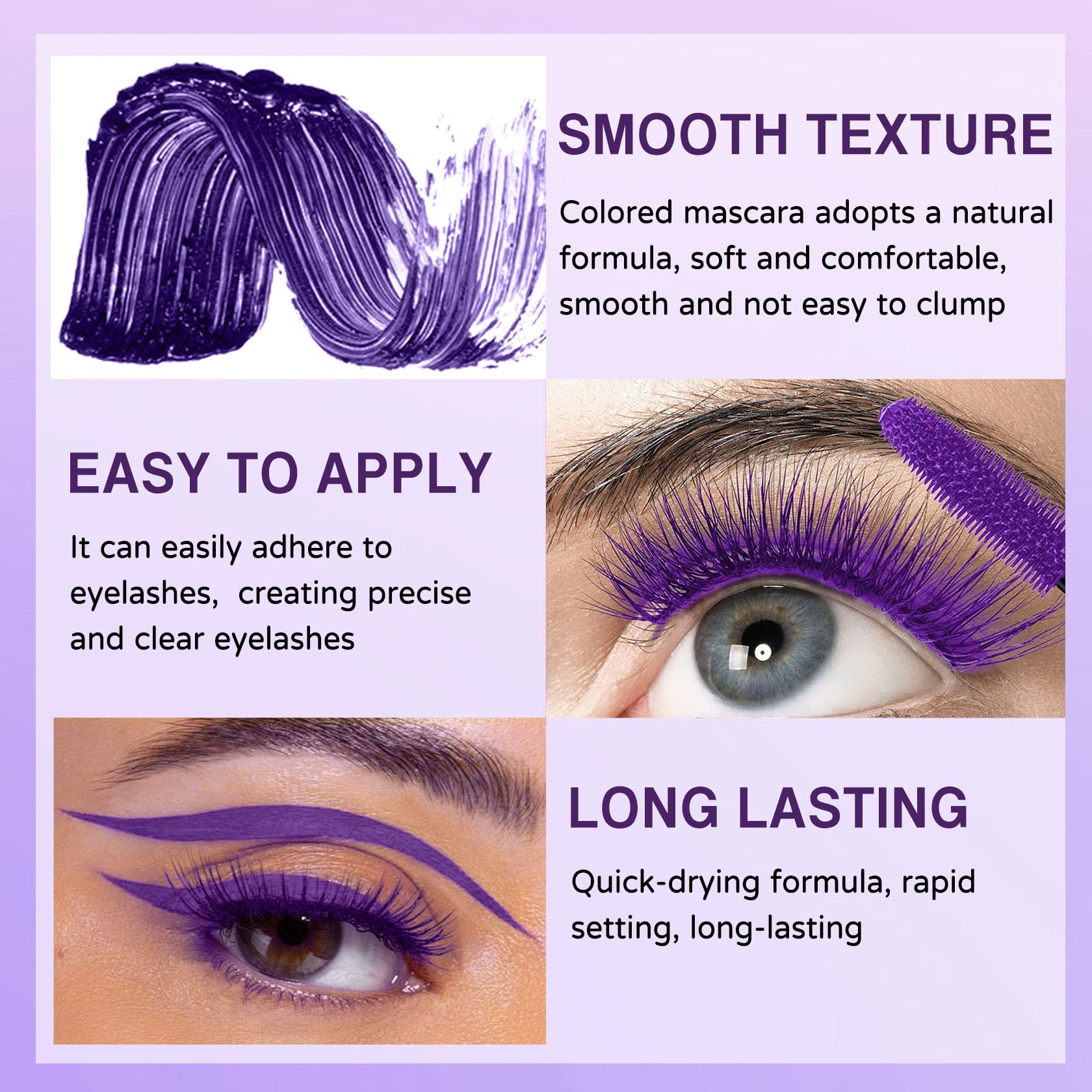 PERVALA eyelash-coverage close-up shows even application and defined lashes.