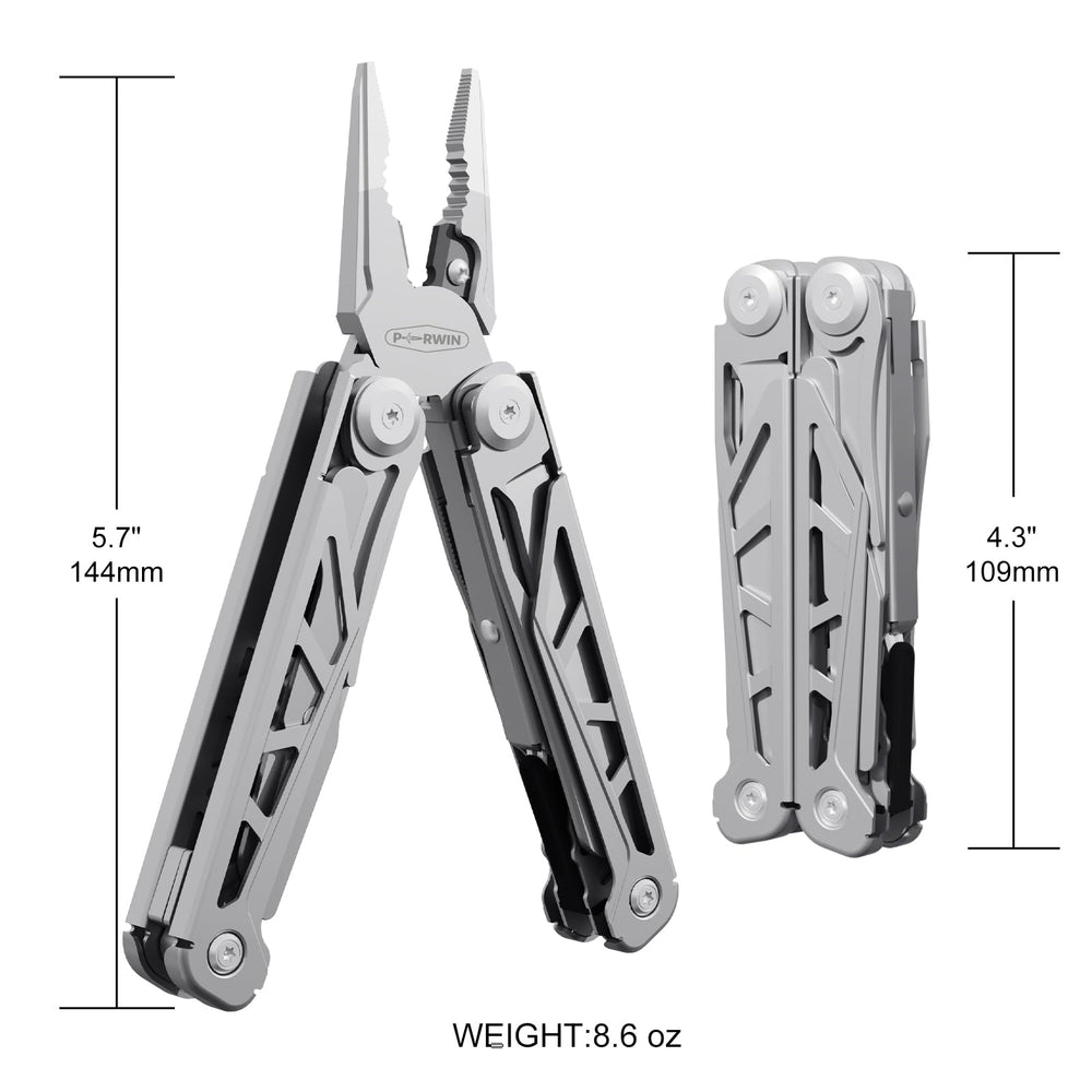 PERWIN nylon sheath included for quick access and secure storage