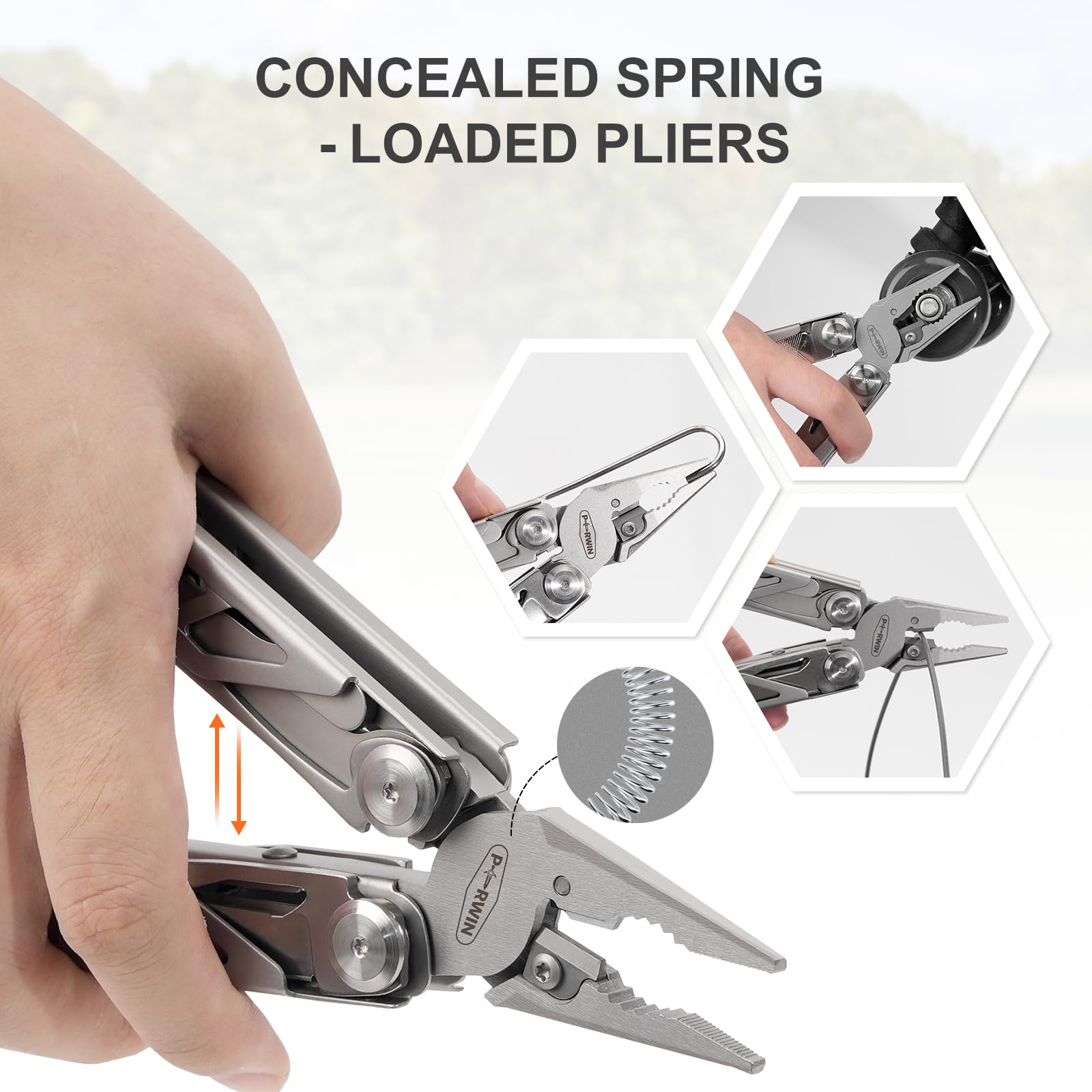 PERWIN self-locking mechanism shown for safe operation during use