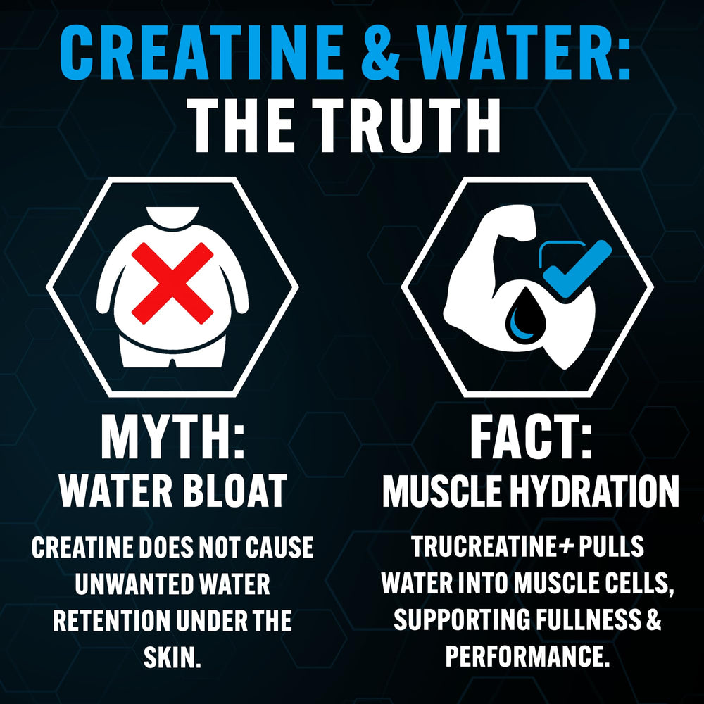 PEScience TruCreatine Creapure label underscoring purity and trusted monohydrate.