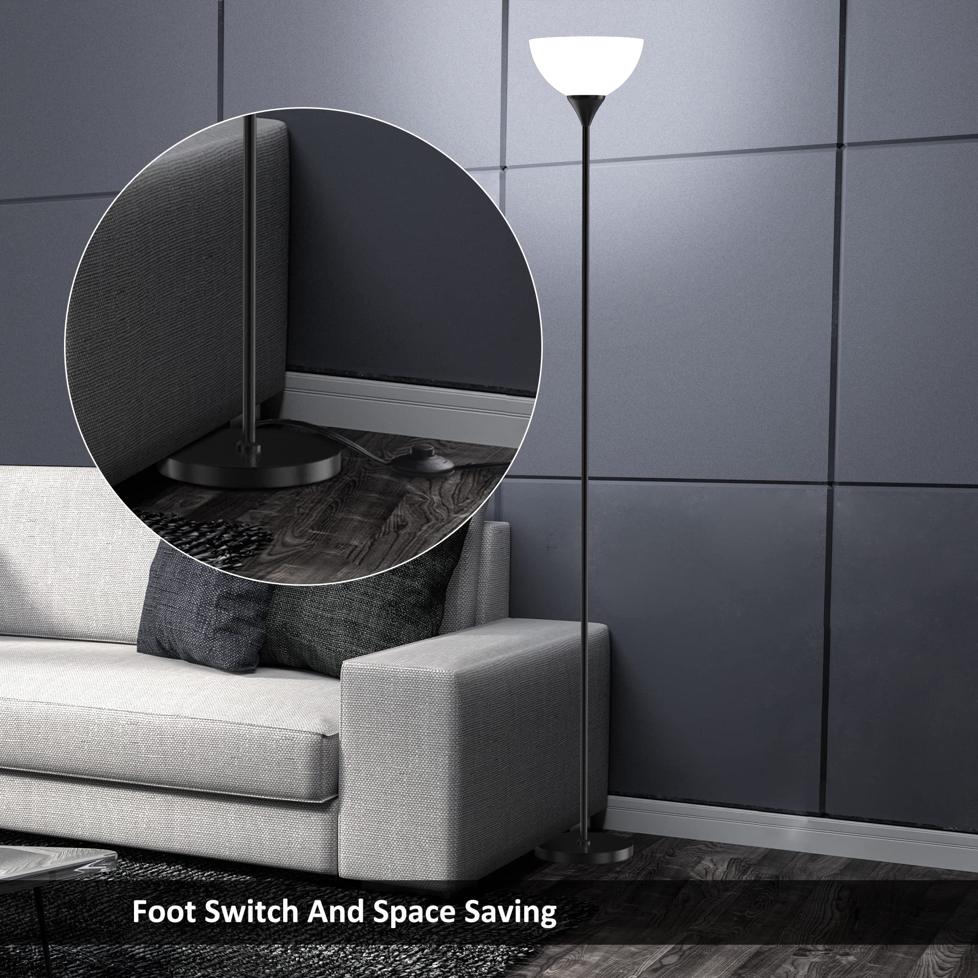 PESRAE lamp is quick to assemble without tools.