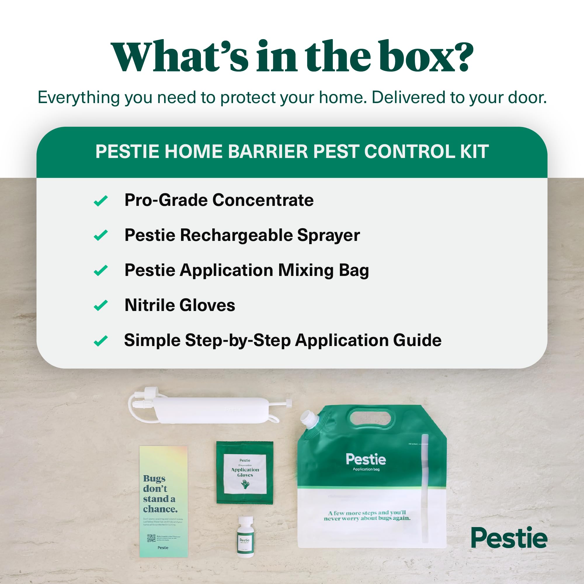 Pestie application steps guide shows a simple 10 minute setup for your home.