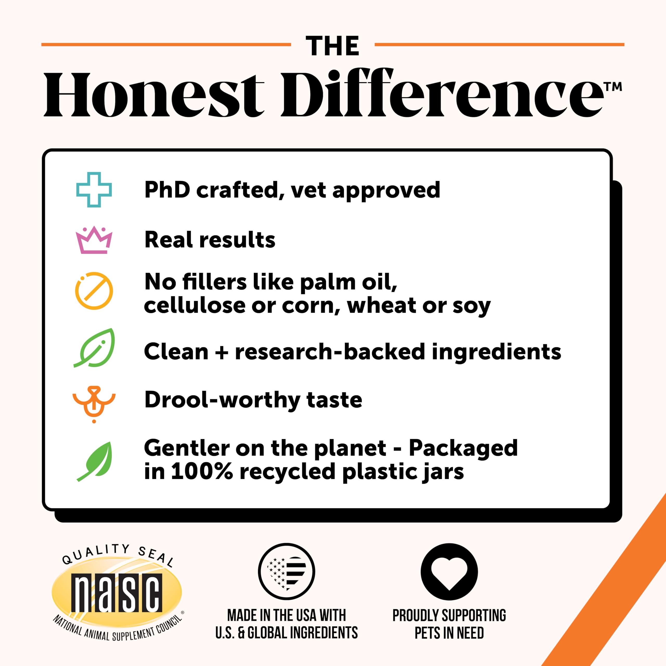 Pet Honesty hemp chews are easy on a dog's stomach.