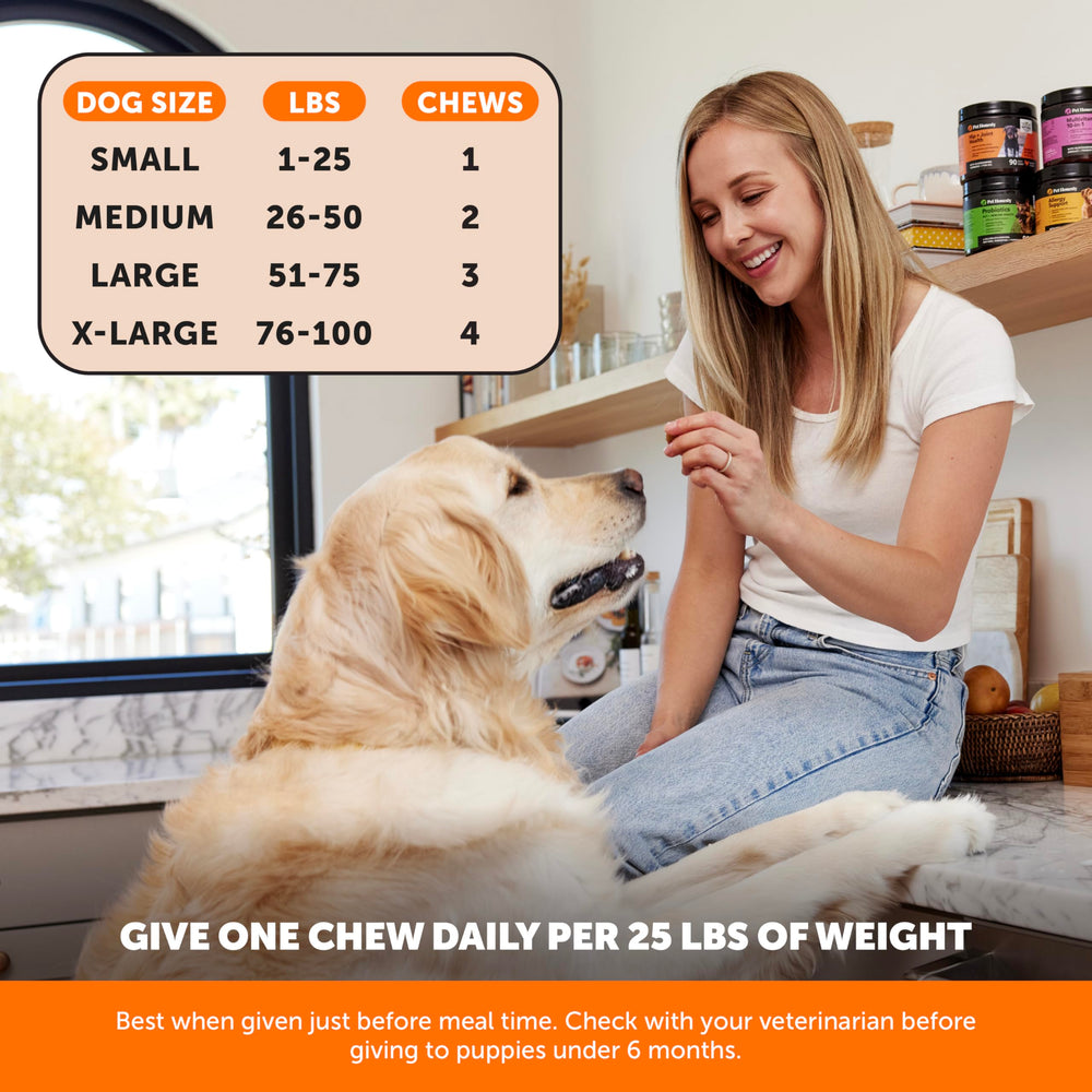 Pet Honesty glucosamine chondroitin turmeric ingredients for joint health.