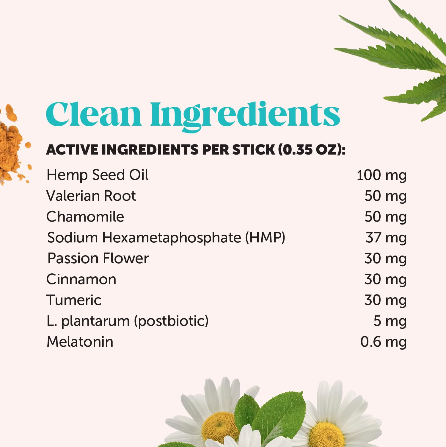 Made in USA label on Pet Honesty Hemp Calming Fresh Dental Sticks
