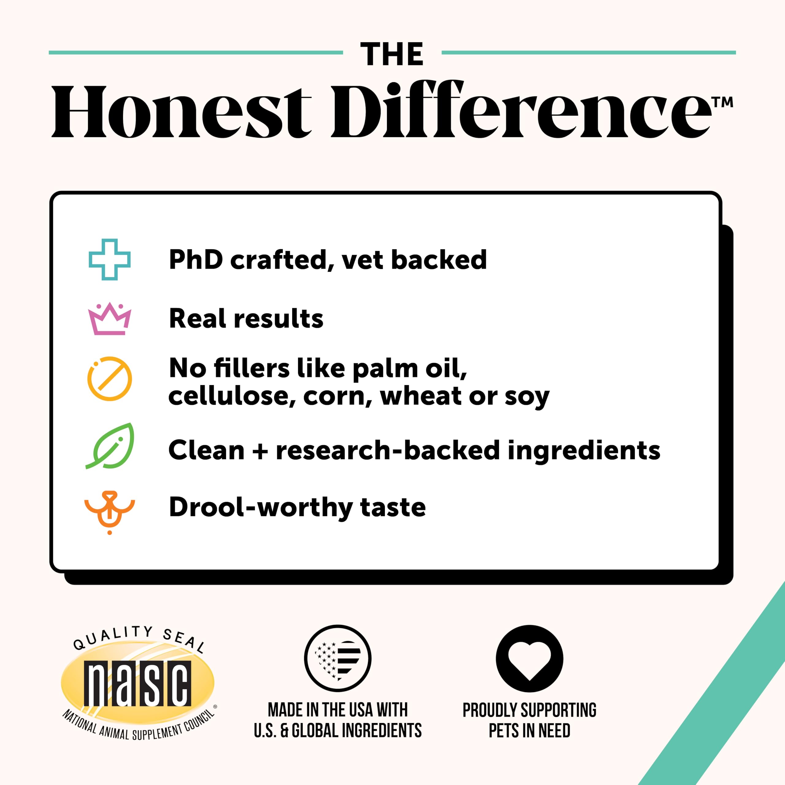 Ridged texture on Pet Honesty sticks aiding cleaning during chewing