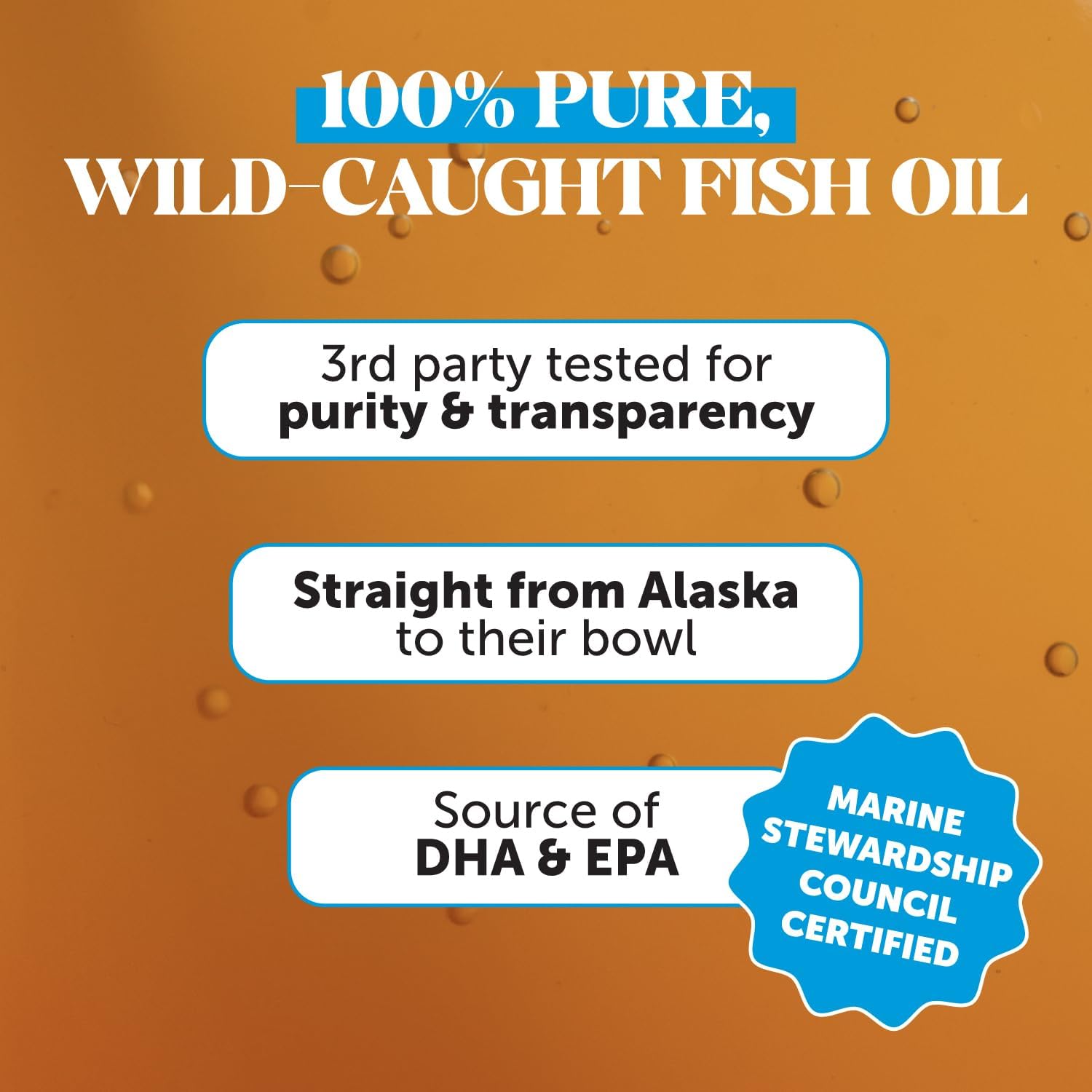 Pet Honesty omega-3 for immune and heart support.