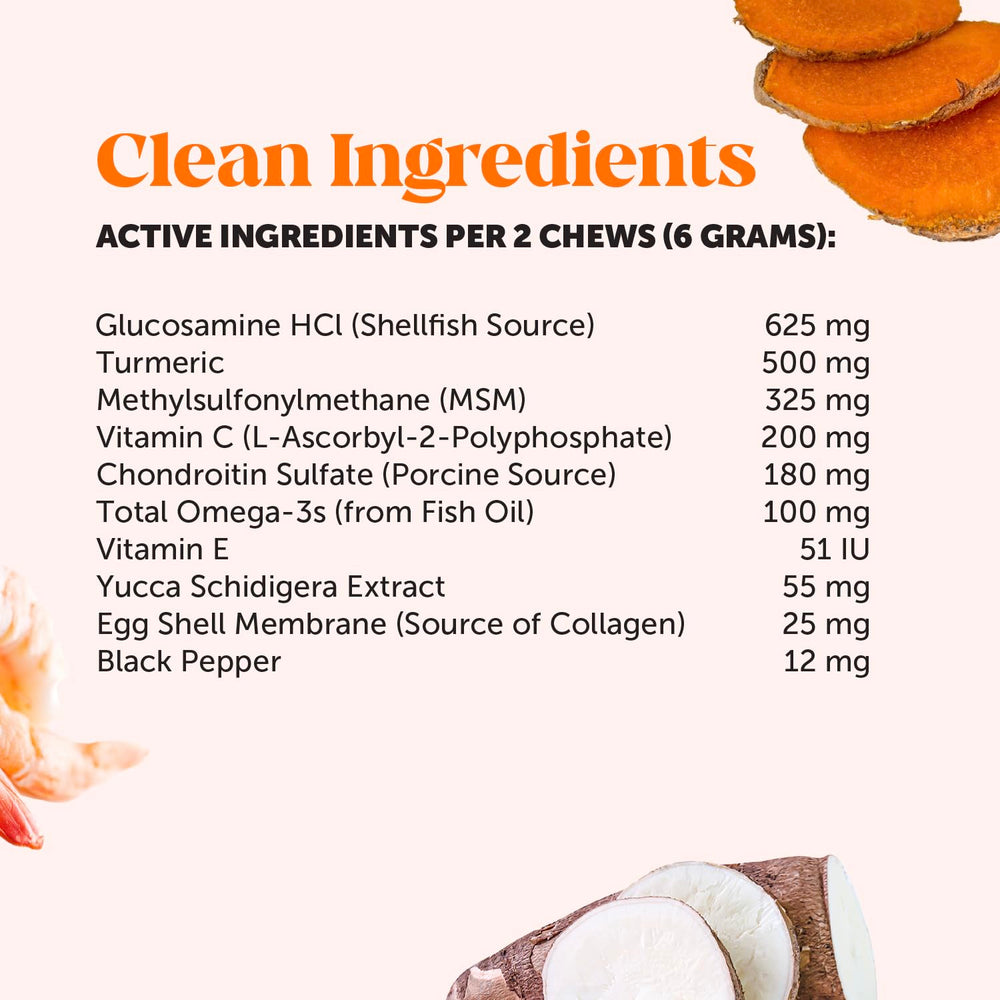 Pet Honesty joint mobility-chews close-up showing tasty texture.