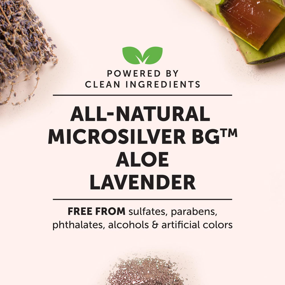 Ingrédient MicroSilver BG soutient peau sensible et réduction des irritations potentielles.