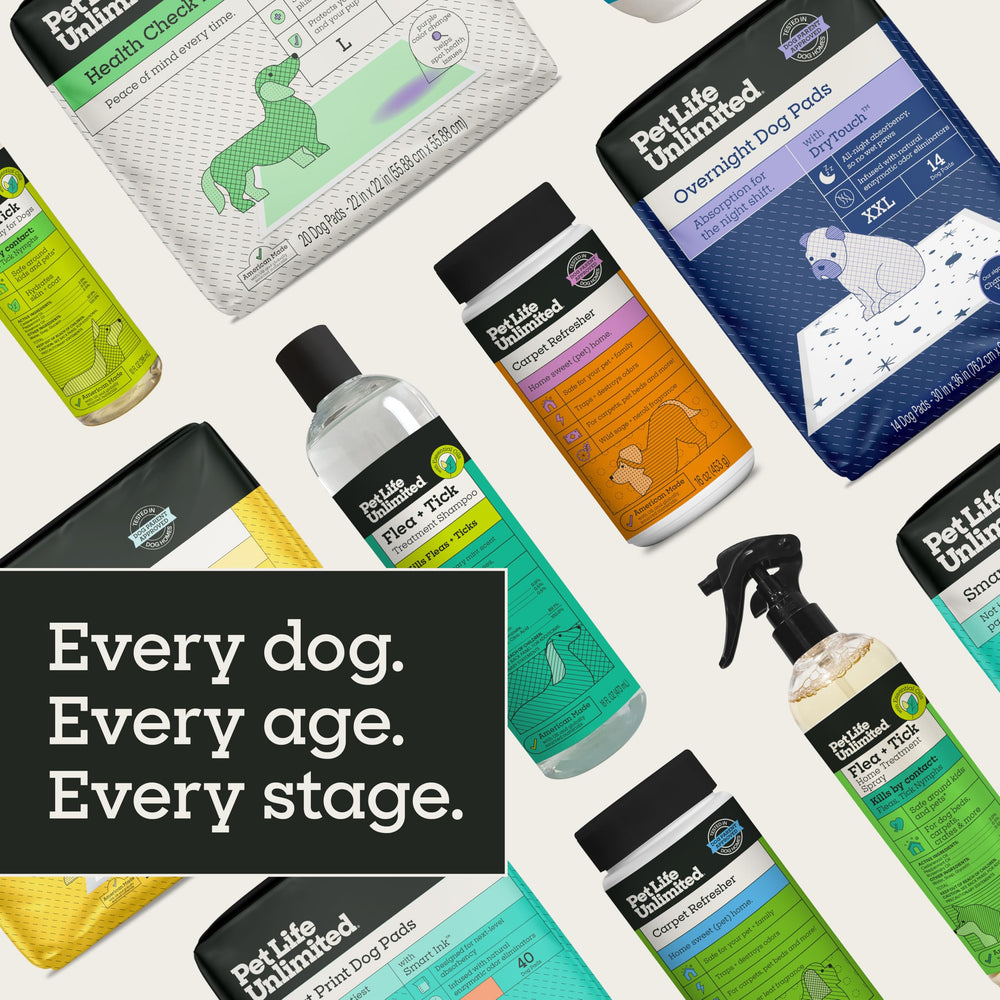 Pet Life Unlimited care label and usage guidance for safe home use.