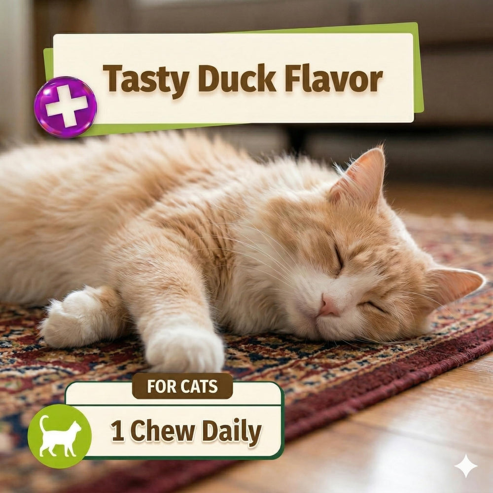 Pet Naturals dual-action formula promotes digestion and immune-support for cats
